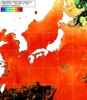 NOAA人工衛星画像:日本全域, 1週間合成画像(2025/07/28～2025/08/03UTC)