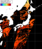 NOAA人工衛星画像:日本全域, パス=20250805 01:46 UTC
