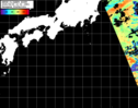 NOAA人工衛星画像:黒潮域, パス=20250805 10:02 UTC