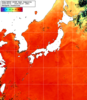 NOAA人工衛星画像:日本全域, 1週間合成画像(2025/08/01～2025/08/07UTC)