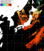 NOAA人工衛星画像:日本全域, パス=20250808 10:38 UTC