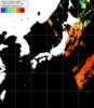 NOAA人工衛星画像:日本全域, パス=20250808 10:51 UTC