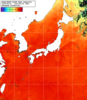 NOAA人工衛星画像:日本全域, 1週間合成画像(2025/08/02～2025/08/08UTC)