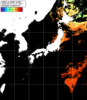 NOAA人工衛星画像:日本全域, パス=20250809 10:18 UTC