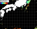 NOAA人工衛星画像:黒潮域, パス=20250809 00:54 UTC