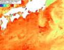 NOAA人工衛星画像:黒潮域, 1週間合成画像(2025/08/03～2025/08/09UTC)