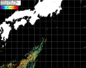 NOAA人工衛星画像:黒潮域, パス=20250810 00:18 UTC