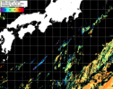 NOAA人工衛星画像:黒潮域, パス=20250810 12:04 UTC