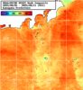 NOAA人工衛星画像:神奈川県近海, 1週間合成画像(2025/08/05～2025/08/11UTC)