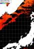 NOAA人工衛星画像:日本海, パス=20250811 11:16 UTC
