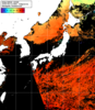 NOAA人工衛星画像:日本全域, 1日合成画像(2025/08/12UTC)