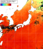 NOAA人工衛星画像:日本全域, 1週間合成画像(2025/08/06～2025/08/12UTC)