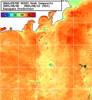 NOAA人工衛星画像:神奈川県近海, 1週間合成画像(2025/08/06～2025/08/12UTC)
