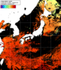 NOAA人工衛星画像:日本全域, 1日合成画像(2025/08/13UTC)