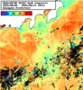 NOAA人工衛星画像:神奈川県近海, 1週間合成画像(2025/08/08～2025/08/14UTC)