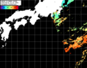 NOAA人工衛星画像:黒潮域, パス=20250814 10:15 UTC