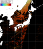 NOAA人工衛星画像:日本全域, パス=20250815 00:14 UTC