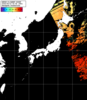 NOAA人工衛星画像:日本全域, パス=20250815 09:56 UTC