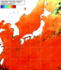 NOAA人工衛星画像:日本全域, 1週間合成画像(2025/08/09～2025/08/15UTC)