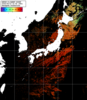 NOAA人工衛星画像:日本全域, パス=20250815 23:54 UTC