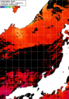 NOAA人工衛星画像:日本海, 1日合成画像(2025/08/17UTC)