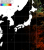 NOAA人工衛星画像:日本全域, パス=20250817 23:13 UTC