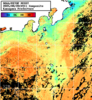 NOAA人工衛星画像:神奈川県近海, 1日合成画像(2025/08/20UTC)