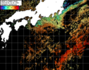 NOAA人工衛星画像:黒潮域, パス=20250820 23:50 UTC