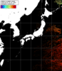 NOAA人工衛星画像:日本全域, パス=20250822 23:09 UTC