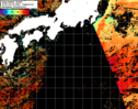 NOAA人工衛星画像:黒潮域, 1日合成画像(2025/08/24UTC)
