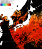 NOAA人工衛星画像:日本全域, 1日合成画像(2025/08/26UTC)
