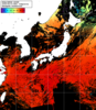 NOAA人工衛星画像:日本全域, 1日合成画像(2025/08/27UTC)
