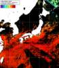 NOAA人工衛星画像:日本全域, 1日合成画像(2025/08/28UTC)