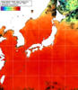NOAA人工衛星画像:日本全域, 1週間合成画像(2025/08/22～2025/08/28UTC)