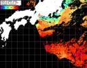 NOAA人工衛星画像:黒潮域, パス=20250828 10:25 UTC