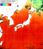 NOAA人工衛星画像:日本全域, 1週間合成画像(2025/08/24～2025/08/30UTC)