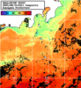 NOAA人工衛星画像:神奈川県近海, 1日合成画像(2025/08/31UTC)