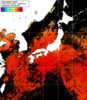 NOAA人工衛星画像:日本全域, 1日合成画像(2025/09/01UTC)