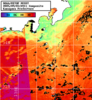 NOAA人工衛星画像:神奈川県近海, 1日合成画像(2025/09/01UTC)