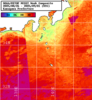 NOAA人工衛星画像:神奈川県近海, 1週間合成画像(2025/08/26～2025/09/01UTC)