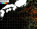 NOAA人工衛星画像:黒潮域, パス=20250831 23:23 UTC