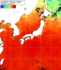NOAA人工衛星画像:日本全域, 1週間合成画像(2025/08/27～2025/09/02UTC)