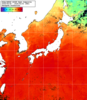 NOAA人工衛星画像:日本全域, 1週間合成画像(2025/08/28～2025/09/03UTC)