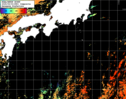 NOAA人工衛星画像:黒潮域, 1日合成画像(2025/09/03UTC)