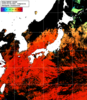 NOAA人工衛星画像:日本全域, 1日合成画像(2025/09/06UTC)