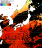 NOAA人工衛星画像:日本全域, 1日合成画像(2025/09/07UTC)