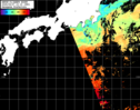 NOAA人工衛星画像:黒潮域, パス=20250907 10:19 UTC