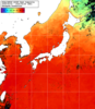 NOAA人工衛星画像:日本全域, 1週間合成画像(2025/09/02～2025/09/08UTC)