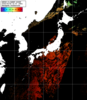 NOAA人工衛星画像:日本全域, パス=20250908 23:57 UTC