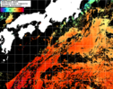 NOAA人工衛星画像:黒潮域, 1日合成画像(2025/09/10UTC)
